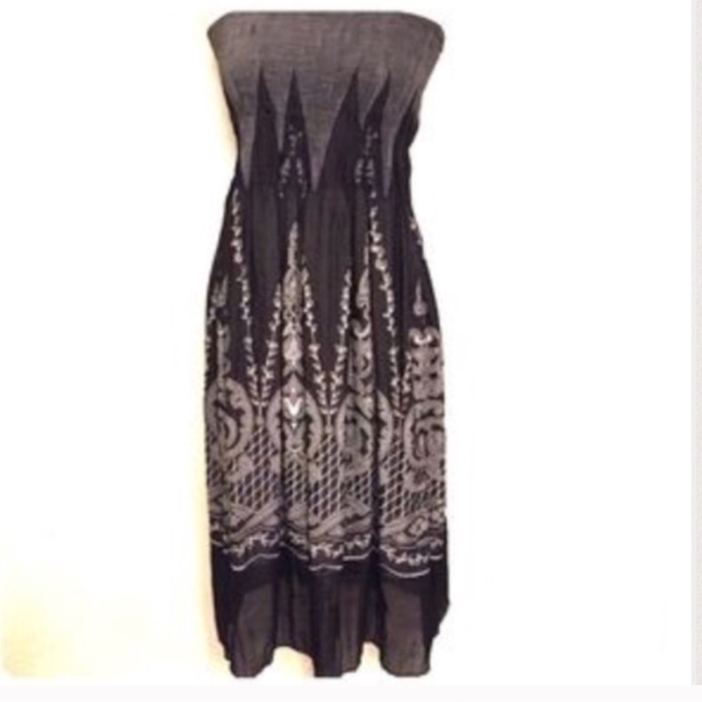 Ankle-width Vacation strapless dress